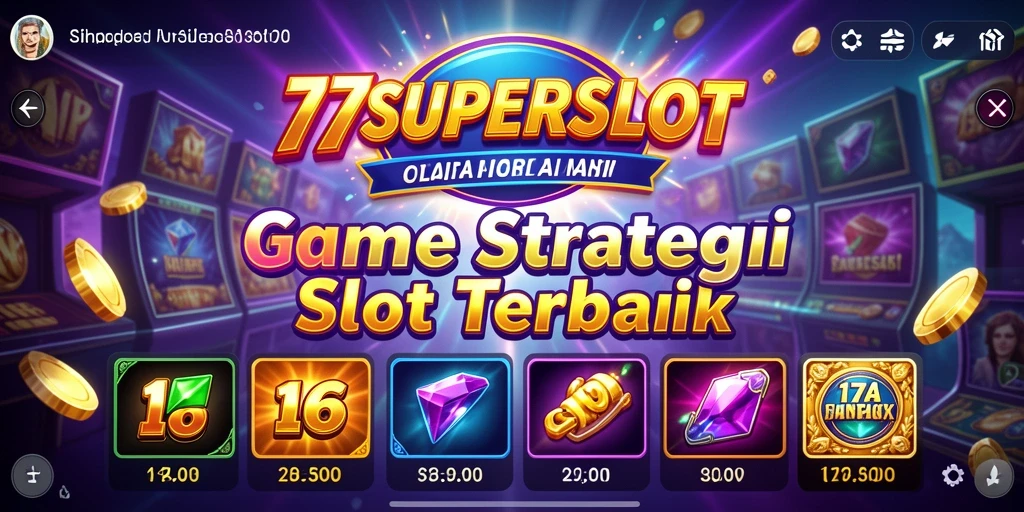 Tampilan menawan saat bermain <strong>77SUPERSLOT</strong> dengan strategi yang mengasyikkan.