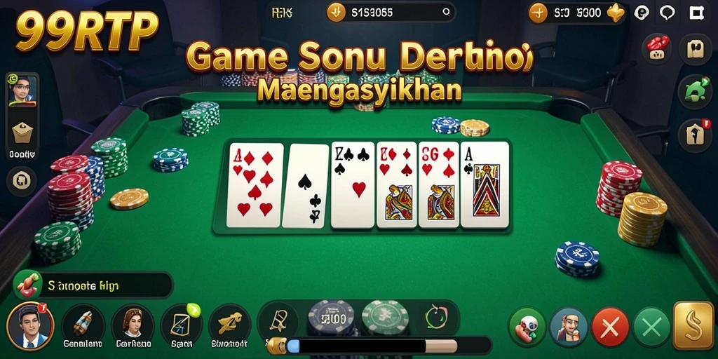 Screenshot menunjukkan gameplay seru dari 99RTP Domino