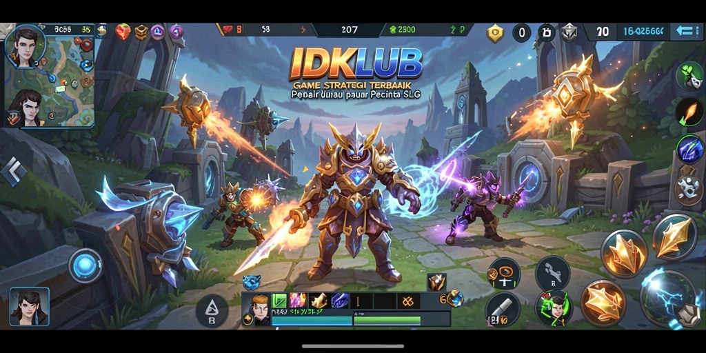Tangkapan layar gameplay <strong>IDKLUB</strong> yang menunjukkan pertempuran strategi.
