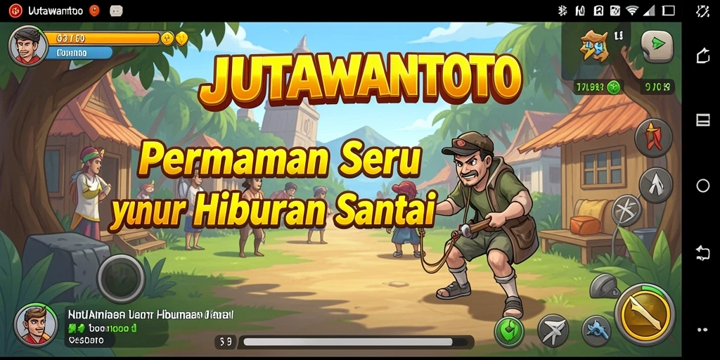 Tampilan gameplay menarik dalam JUTAWANTOTO yang menghibur dan seru.