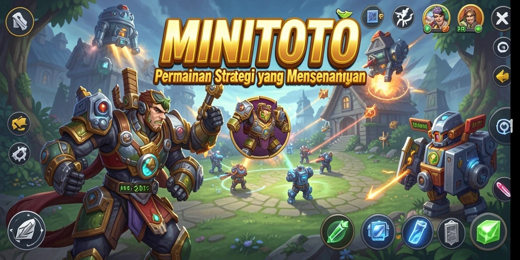 Tampilan gameplay yang menarik dan penuh strategi.