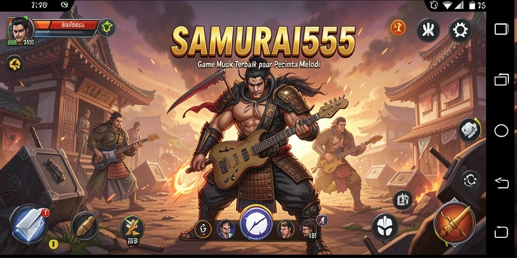 Gameplay seru dan interaktif dari SAMURAI555.