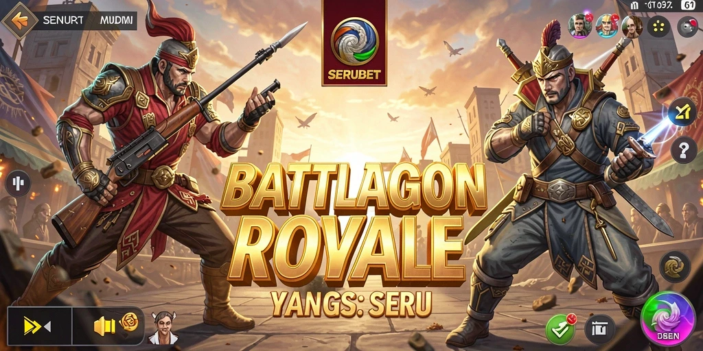 Gameplay menegangkan dalam SERUBET yang penuh aksi.