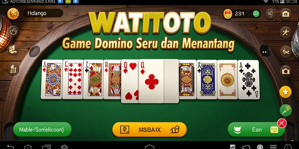 Screenshot gameplay WATITOTO menampilkan suasana seru dan penuh tantangan.
